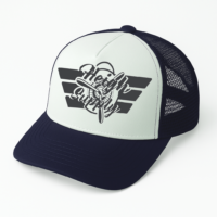 Black and white logo Hat