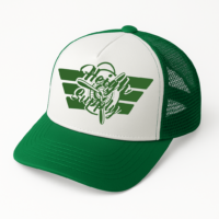 Green and white logo Hat