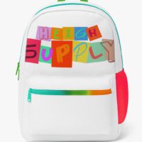 Heigh Supply Patch Back Pack Red