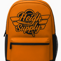 Heigh Supply logo Back Pack Orange