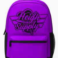 Heigh Supply logo Back Pack Purple