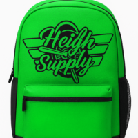 Heigh Supply logo Back Pack Green